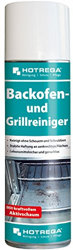 HOTREGA Backofen und Grillreiniger Ofen und Grill mühelos reinigen Backofenspray Grill Reinigungsmittel 300ml