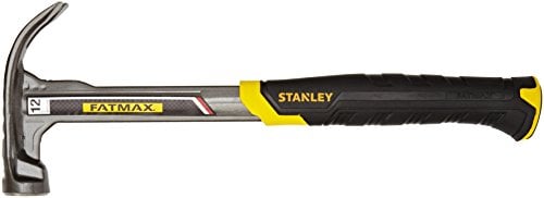 Stanley Xtht1-51148 Xtreme Hi-Velocity Marteau De Coffreur Incurvé 396 G Gamme FatMax - Plus Robuste - 100% Acier -Table De Frappe Surdimensionnée Pour Plus De Précision - Plus Léger