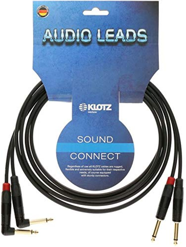 Klotz KMPR0300 KeyMaster Twin Instrumentenkabel 3m Instrumentenkabel Instrumentenkabel