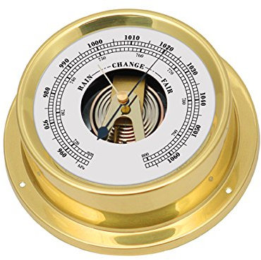 Talamex 125 Messing Uhr (Messing Barometer)