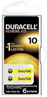 Duracell Activair Hörgerätebatterien 180 Stück Typ 10
