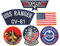 TOFOW US Pilot Pete Mitchell Fancy Dress Iron-On Patch Set, 6X Iron On Badges (TG), Aufnäher Bügelbild by ONEKOOL