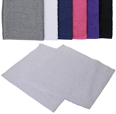 aztex 100% Cotton Deluxe Gym Towel, 30 x 90cm - White