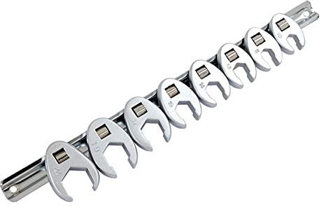 Crows Foot Wrench Set 8 Piece 3/8 Drive Professional Quality New CT0747