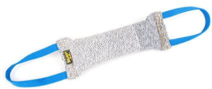 Julius-K9, Manicotto in cotone/nylon, 20 x 5,5 cm, con cuciture interne, 2 maniglie