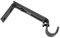 Gardinia Support pour Tringle à Rideau Ø 16 mm, 10-14 cm, Métal, Noir Mat