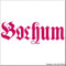 cartattoo4you® AK-01575 | Bochum - Fraktur/Altdeutsche Schrift | Autoaufkleber Aufkleber Farbe pink/Magenta, glänzend 17 x 5 cm Premium - Qualität, Waschstrassenfest