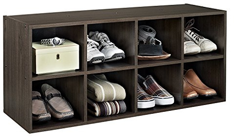 ClosetMaid 8-Cube Shoe Storage Organizer, Espresso