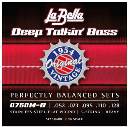 La Bella Original 1954 Fender Style basse 5 cordes – B 52–110