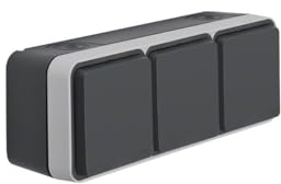 BERKER Berk AP-Steckdose SCHUKO 47733515 3fach waagere