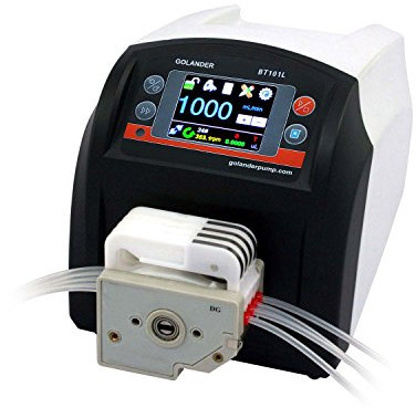 Golander BT101L (DG6-4) Intelligent Flow Peristaltikpumpe, 4 Kanälen, 6 Rollen, Durchflussraten von 0,0002 bis 49 ml/min pro Kanal