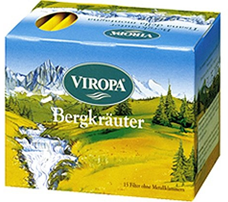 Tisana della Montagna 15 bustine di tè - Viropa