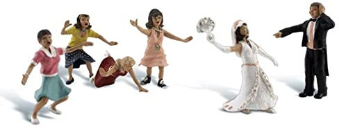 HO Wedding Bouquet Toss Woodland Scenics