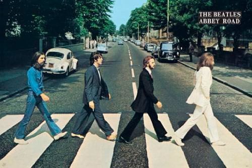 Poster Beatles - abbey road - Größe 61x 91,5 cm - Maxiposter
