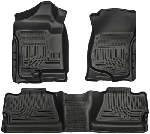 HUSKY LINERS Front & 2 nd seat Boden Liners passend für 08–13 Silverado/Sierra 1500 Crew