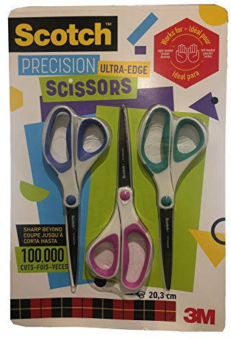 Scotch Precision Ultra Edge Scheren, 3er-Pack