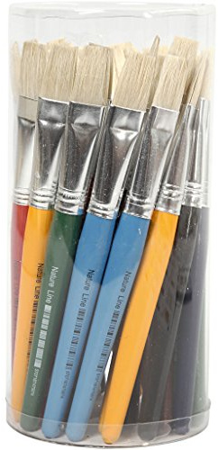 Kinderbürsten, B: 15 mm, flach, 30 Stück