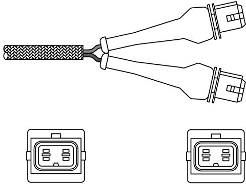 Delphi ES20244-12B1 Lambda Sensor