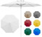 paramondo Interpara Parasol Pour Jardin Balcon Et Terrasse, Pliable, Avec Manivelle, 3,5m Rond/Blanc/Armature (Blanc)