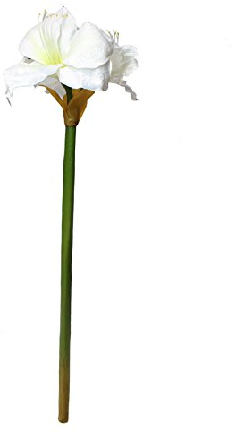 N/A Amaryllis L 68cm weiß künstlich Seidenblume