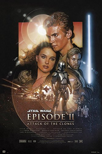 Star Wars Poster Episode 2 Attack of The Clones (61cm x 91,5cm) + Ü-Poster