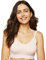 Motherhood Maternity Women's Seamless Clip Down Nursing Bra Full Coverage, Opaque, Blush, L