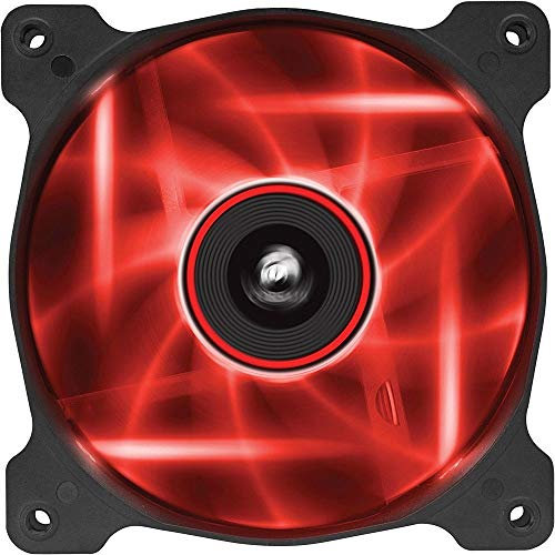 Corsair SP120 LED Ventilateur de Boitier, 120mm, Rouge LED (Single Pack)