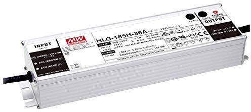 MEAN WELL HLG-185H-24AB LED-Treiber, konstanter Spannung, 187,2 W, 3,9-7,8 A, 22-27 V/DC, dimmbar, Dimmfunktion 3