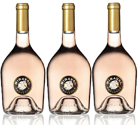 Lot de 3 château Miraval - Jolie-Pitt - côtes de provence rosé 2019