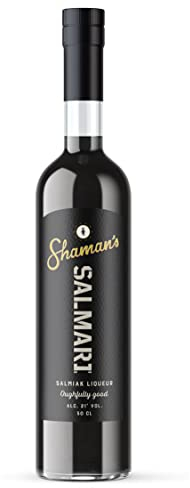 Saamani SALMARI - Salmiak/Lakritzlikör, 0.5l 21% Vol.Alk, original finnischer Lakritzlikör