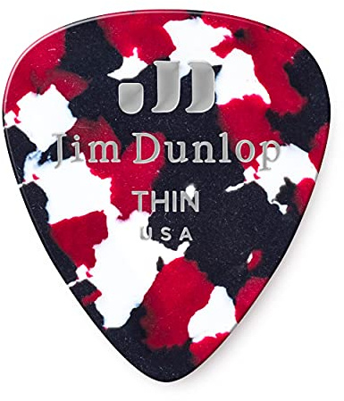 Jim Dunlop Celluloid Confetti Pick Thin - 12 Pack