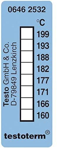 testo testoterm Temperaturmessstreifen 161 bis 204 °C Inhalt10 St.