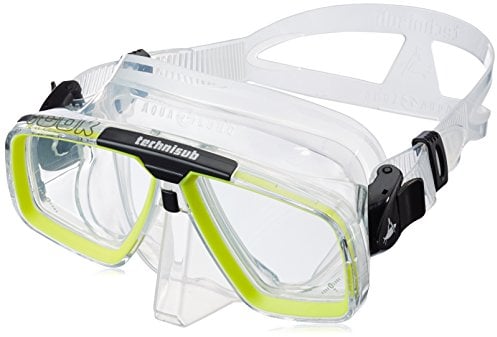 AQUA LUNG Look Tauchmaske Größe L - hot lime