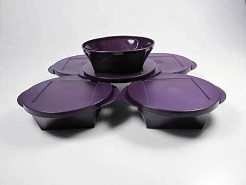 TUPPERWARE Grand AIR 600 ml pourpre saladier bol (5)