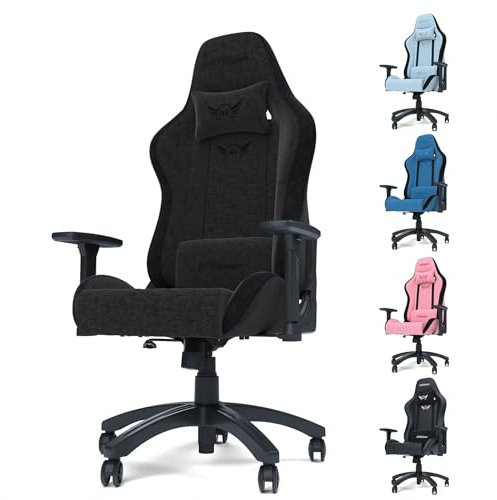 GT OMEGA | Pro Series Gen 2.0 | Gaming Chair Breathable Adjustable Reclining Computer Office Chair (Ultra-Soft Fabric, Black)
