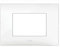 PLACCA AVE SERIE YOUNG44 3 MODULI COLORE BIANCO COD. 44PJ03B