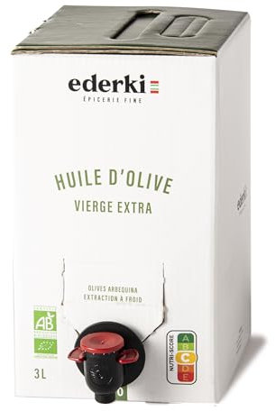 Huile d'Olive Vierge Extra Biologique 3L