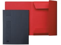Elba 100091165 chic-Sammelmappe aus Karton, A4 Anthrazit