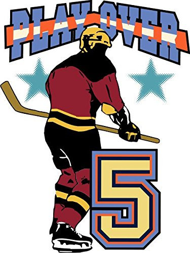 INDIGOS UG - Wandtattoo Wohnzimmer - Wandaufkleber Kinderzimmer bunt farbig MD217 Die besten Eishockey - Spieler 150 x 111 cm