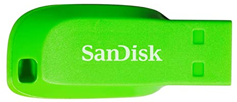 SanDisk Clé USB 2.0 64 Go Cruzer Blade Flash Drive - Electric Green