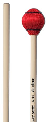 Vic Firth Signature Series - Terry Gibbs - Vibraphone and Marimba Mallets - Hard – Red Cord - Pair
