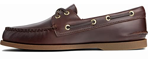 Sperry, Authentic 2-Eye, Scarpe da Barca Uomo, Amaretto, 44 EU