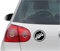 INDIGOS UG Aufkleber - Autoaufkleber - JDM - Die Cut - Rock Band Decal BASS Player Game Laptop Window Sticker - schwarz - 88mm x88mm