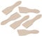 6 SPATULES EN BOIS SPECIAL RACLETTES CUISINE