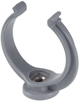 Collier lyre PVC gris simple - Tube Ø 50 mm - Nicoll