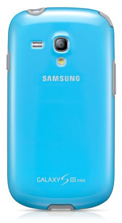 Samsung Original Schutzhülle / Cover EFC-1M7BLEGSTD (kompatibel mit Galaxy S3 mini) in hellblau