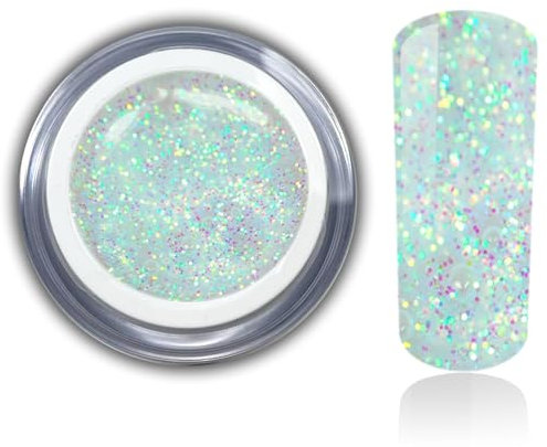 Glittergel Rainbow Unicorn Glitzer Farbgel UV Led Gel Nageldesign Nagelgel Gelnägel Nailart RM Beautynails 1er Pack (1x5ml)