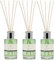 OLORI < 3er Sparpack > 600ml (200ml je Flasche) - natürlicher Raumduft Diffuser in der Sorte BERGAMOTTE