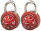 Master Lock 1530T Schließfachschloss Zahlenschloss 2 Stück (1 Stück), Farben können variieren