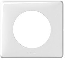 Legrand 068631 Plaque Céliane 1 Poste, Blanc